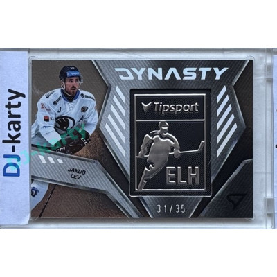 2024/25 Sportzoo ELH 2. serie #DY-30 Jakub Lev Dynasty Silver Logo 31/35
