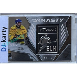 2024/25 Sportzoo ELH 2. serie #DY-14 Jakub Valský Dynasty Silver Logo 11/35