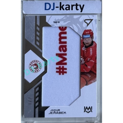 2024/25 Sportzoo ELH 2. serie #UM-JJ Jakub Jeřábek Unique Mark 1/2