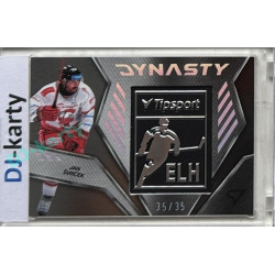 2024/25 Sportzoo ELH 2. serie #DY-24 Jan Švrček Dynasty Silver Logo 35/35