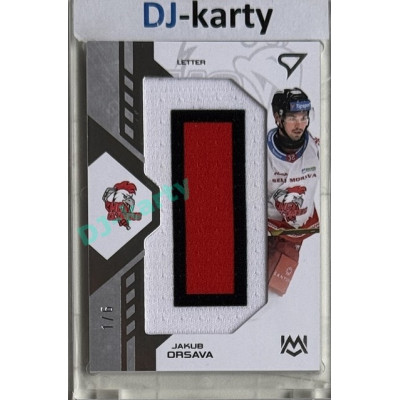 2024/25 Sportzoo ELH 2. serie #UM-JO Jakub Orsava Unique Mark 1/6
