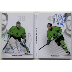 2024/25 Sportzoo ELH 2. serie #DD-FP Dominik Furch / Filip Pavlík Defensive Duo Scripted Booklet 08/10