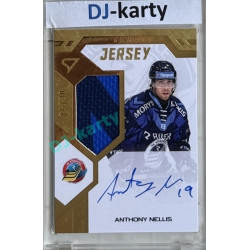 2024/25 Sportzoo ELH 2. serie #GJS-AN Anthony Nellis Game Jersey Auto 14/30