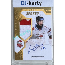 2024/25 Sportzoo ELH 2. serie #GJS-JO Jakub Orsava Game Jersey Auto 22/30