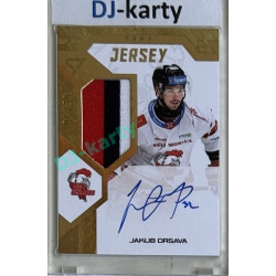 2024/25 Sportzoo ELH 2. serie #GJS-JO Jakub Orsava Game Jersey Auto 04/30