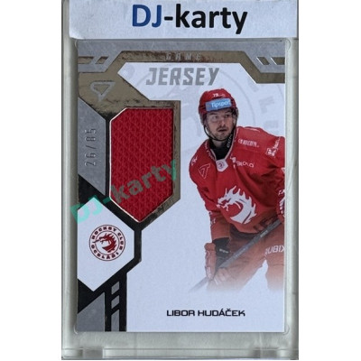 2024/25 Sportzoo ELH 2. serie #GJ-LH Libor Hudáček Game Jersey 26/85