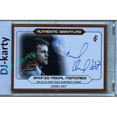 2023 LC Bronze Medal Memories 1993 #AS-03 Zdeněk Orct Bronze Frame 2025 Prague CardShow 1of1