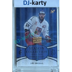 2024/25 LC Repre serie 1 #SHG-12 Jiří Smejkal Season Collection Swiss Hockey Games 2024 Prague CardShow 2025 Blue 1of1