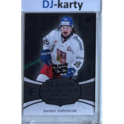 2024/25 LC Repre serie 1 #SHG-23 Daniel Voženílek Season Collection Swiss Hockey Games 2024 Prague CardShow 2025 Black 1of1