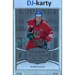 2024/25 LC Repre serie 1 #KC-24 Marek Kalus Season Collection Karjala Cup 2024 Prague CardShow 2025 Platinum 1of1