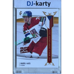 2024 LC Golden Prague Belongs to us #WCH-17 Ondřej Kaše IIHF World Championship 2024 Red 2025 Prague CardShow 1of1
