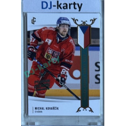 2024 LC Golden Prague Belongs to us #EHB-24 Michal Kovařčík Baijer Hockey Games 2024 Turquoise 2025 Prague CardShow 1of1