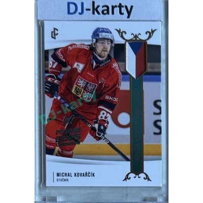 2024 LC Golden Prague Belongs to us #EHB-24 Michal Kovařčík Baijer Hockey Games 2024 Turquoise 2025 Prague CardShow 1of1