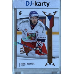 2024 LC Golden Prague Belongs to us #EHB-18 Ondřej Kovařčík Baijer Hockey Games 2024 Gold 2025 Prague CardShow 1of1