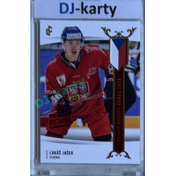 2024 LC Golden Prague Belongs to us #EHB-23 Lukáš Jašek Baijer Hockey Games 2024 Red 2025 Prague CardShow 1of1