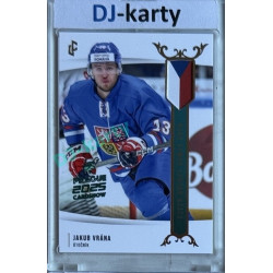 2024 LC Golden Prague Belongs to us #EHC-14 Jakub Vrána Czech Hockey Games 2024 Turquoise 2025 Prague CardShow 1of1