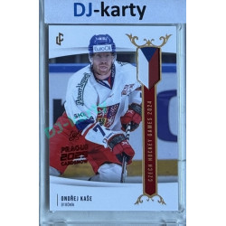 2024 LC Golden Prague Belongs to us #EHC-21 Ondřej Kaše Czech Hockey Games 2024 Red 2025 Prague CardShow 1of1