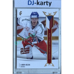 2024 LC Golden Prague Belongs to us #EHC-11 Libor Hájek Czech Hockey Games 2024 Red 2025 Prague CardShow 1of1