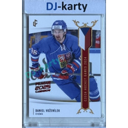 2024 LC Golden Prague Belongs to us #EHC-18 Daniel Voženílek Czech Hockey Games 2024 Red 2025 Prague CardShow 1of1