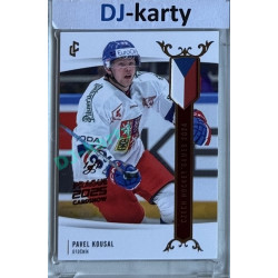 2024 LC Golden Prague Belongs to us #EHC-19 Pavel Kousal Czech Hockey Games 2024 Red 2025 Prague CardShow 1of1