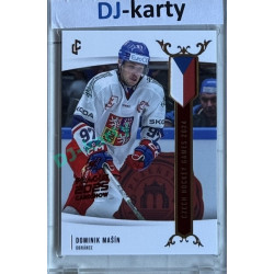 2024 LC Golden Prague Belongs to us #EHC-10 Dominik Mašín Czech Hockey Games 2024 Red 2025 Prague CardShow 1of1
