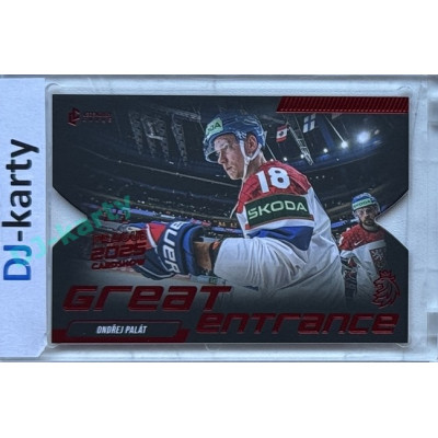 2024 LC Golden Prague Belongs to us #GE-11 Ondřej Palát Great Entrance DC Red 2025 Prague CardShow 2/2