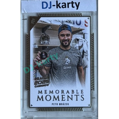 2024 LC Memorable Moments #MO-026 Petr Mrázek DC Platinum 2025 Prague CardShow 2/2