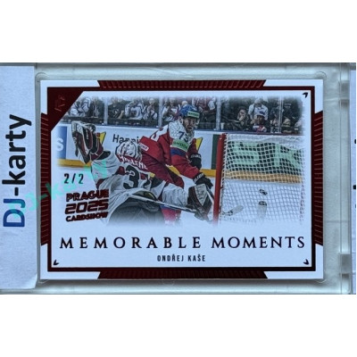 2024 LC Memorable Moments #MO-021 Ondřej Kaše Red 2025 Prague CardShow 2/2