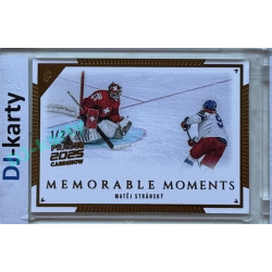 2024 LC Memorable Moments #MO-015 Matěj Stránský Gold 2025 Prague CardShow 1/2