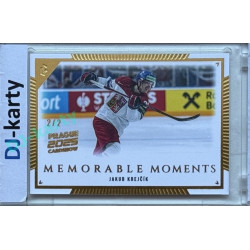 2024 LC Memorable Moments #MO-030 Jakub Krejčík Gold 2025 Prague CardShow 2/2