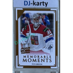 2024 LC Memorable Moments #MO-008 Petr Mrázek Gold 2025 Prague CardShow 1/2