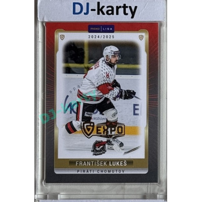 2024/25 Goal Cards Maxa liga 1. série #CHOM-13 František Lukeš Parallel Expo Gold 1of4