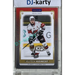 2024/25 Goal Cards Maxa liga 1. série #CHOM-08 Vojtěch Husinecký Parallel Expo Gold 1of4