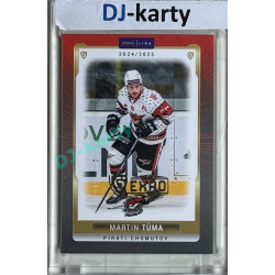 2024/25 Goal Cards Maxa liga 1. série #CHOM-14 Martin Tůma Parallel Expo Gold 1of4