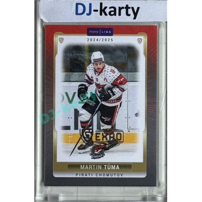 2024/25 Goal Cards Maxa liga 1. série #CHOM-14 Martin Tůma Parallel Expo Gold 1of4