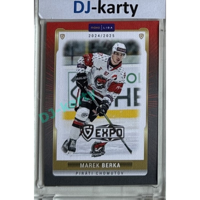 2024/25 Goal Cards Maxa liga 1. série #CHOM-11 Marek Berka Parallel Expo Silver 1of4