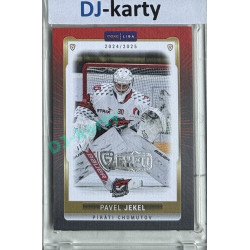 2024/25 Goal Cards Maxa liga 1. série #CHOM-01 Pavel Jekel Parallel Expo Silver 1of4