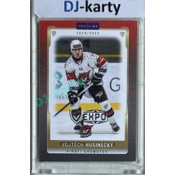 2024/25 Goal Cards Maxa liga 1. série #CHOM-08 Vojtěch Husinecký Parallel Expo Silver 1of4