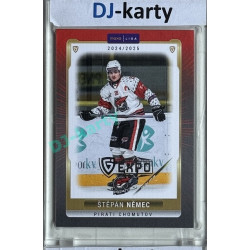 2024/25 Goal Cards Maxa liga 1. série #CHOM-06 Štěpán Němec Parallel Expo Silver 1of4