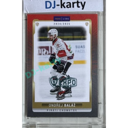 2024/25 Goal Cards Maxa liga 1. série #CHOM-05 Ondřej Baláž Parallel Expo Blue 1of2