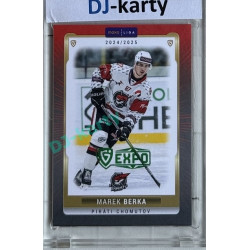 2024/25 Goal Cards Maxa liga 1. série #CHOM-11 Marek Berka Parallel Expo Green 1of2