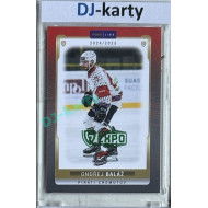 2024/25 Goal Cards Maxa liga 1. série #CHOM-05 Ondřej Baláž Parallel Expo Green 1of2