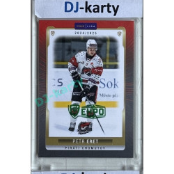 2024/25 Goal Cards Maxa liga 1. série #CHOM-15 Petr Eret Parallel Expo Green 1of2