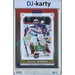 2024/25 Goal Cards Maxa liga 1. série #CHOM-02 Michael Petrásek Parallel Expo Green 1of2