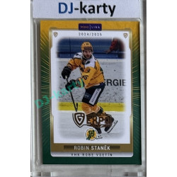 2024/25 Goal Cards Maxa liga 1. série #VSE-07 Robin Staněk Parallel Expo Gold 1of4