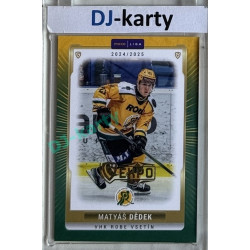 2024/25 Goal Cards Maxa liga 1. série #VSE-22 Matyáš Dědek Parallel Expo Gold 1of4