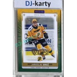2024/25 Goal Cards Maxa liga 1. série #VSE-18 Jaroslav Brož Parallel Expo Gold 1of4