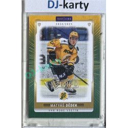 2024/25 Goal Cards Maxa liga 1. série #VSE-22 Matyáš Dědek Parallel Expo Silver 1of4