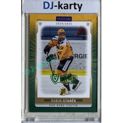 2024/25 Goal Cards Maxa liga 1. série #VSE-07 Robin Staněk Parallel Expo Green 1of2