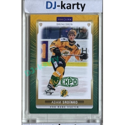 2024/25 Goal Cards Maxa liga 1. série #VSE-10 Adam Srdínko Parallel Expo Green 1of2